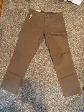 Weatherproof Men's Brown Chino Pants - Straight Leg